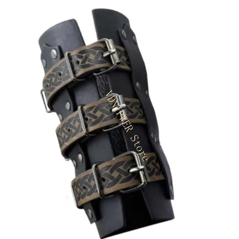 2lotsmedieval pu geather armguards archable مع تعديل حارس الذراع بالجنسين للجنسين d08e
