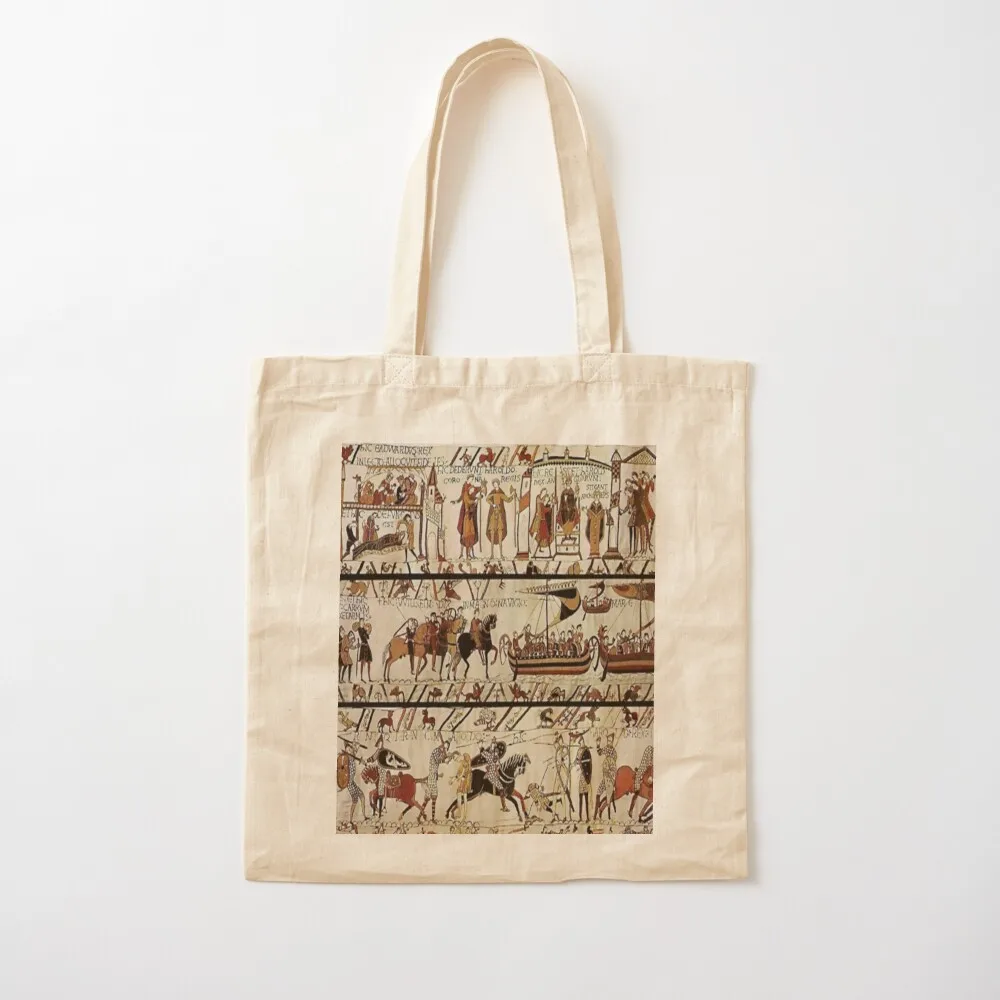 

Tapisserie Bayeux-The Bayeux Tapestry Tote Bag Женская сумка, ручная сумка, холщовая сумка-тоут на заказ, холщовая сумка