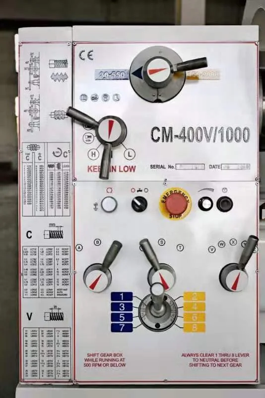 Airow CM6241V Variable Speed Engine Manual Lathe Machine Heavy Duty for Sale