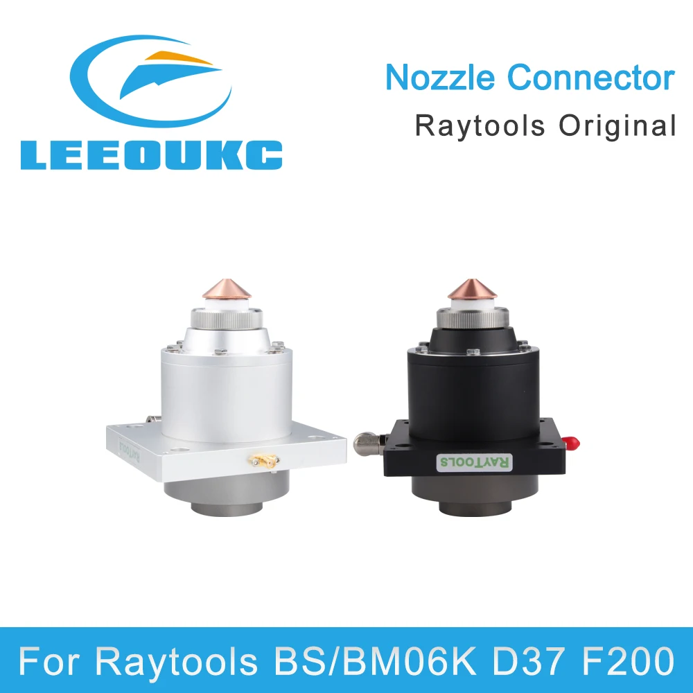 

LEEOUKC Raytools оригинальный BM06K D37 F200 120BT1100B 120BT0500B разъем головки сопло соединение плоскости для лазерной головки BM06K