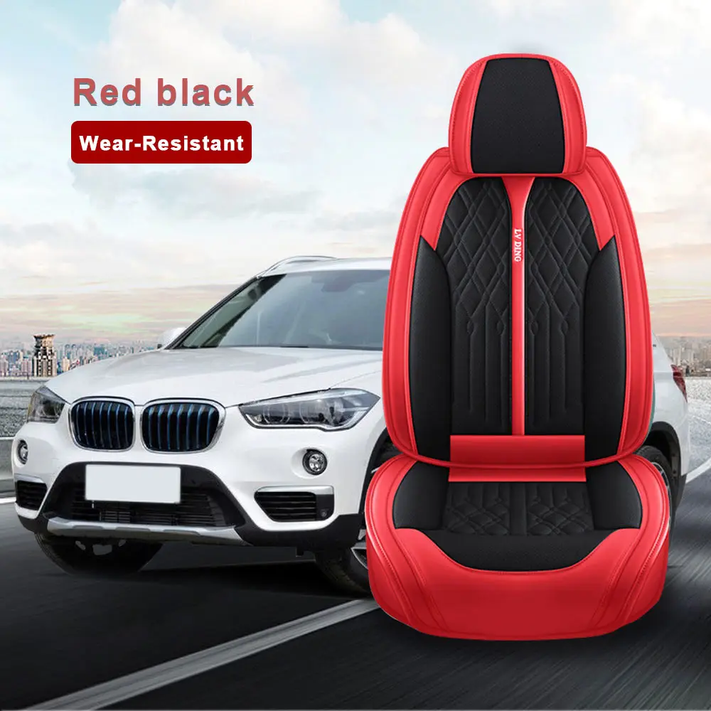 

Чехлы на сиденья автомобиля, полный комплект, для передних сидений с раздельным расположением и задней скамейки, универсальные, тканевые, для внедорожников, седанов, фургонов, автомобильные чехлы для салона