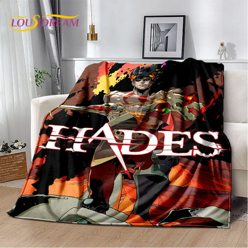 Hades Zagreus Trò Chơi Game Thủ Mềm Mại Sang Trọng Chăn, dép Nỉ Chăn Ném Chăn Cho Phòng Ngủ Phòng Khách Sofa Giường Dã Ngoại Bao Da Trẻ Em