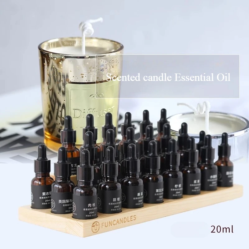 

20 мл натуральные растения ароматические свечи эфирное масло DIY ручной работы гипсовый воск карты и диффузор благовония/материалы для изготовления свечей