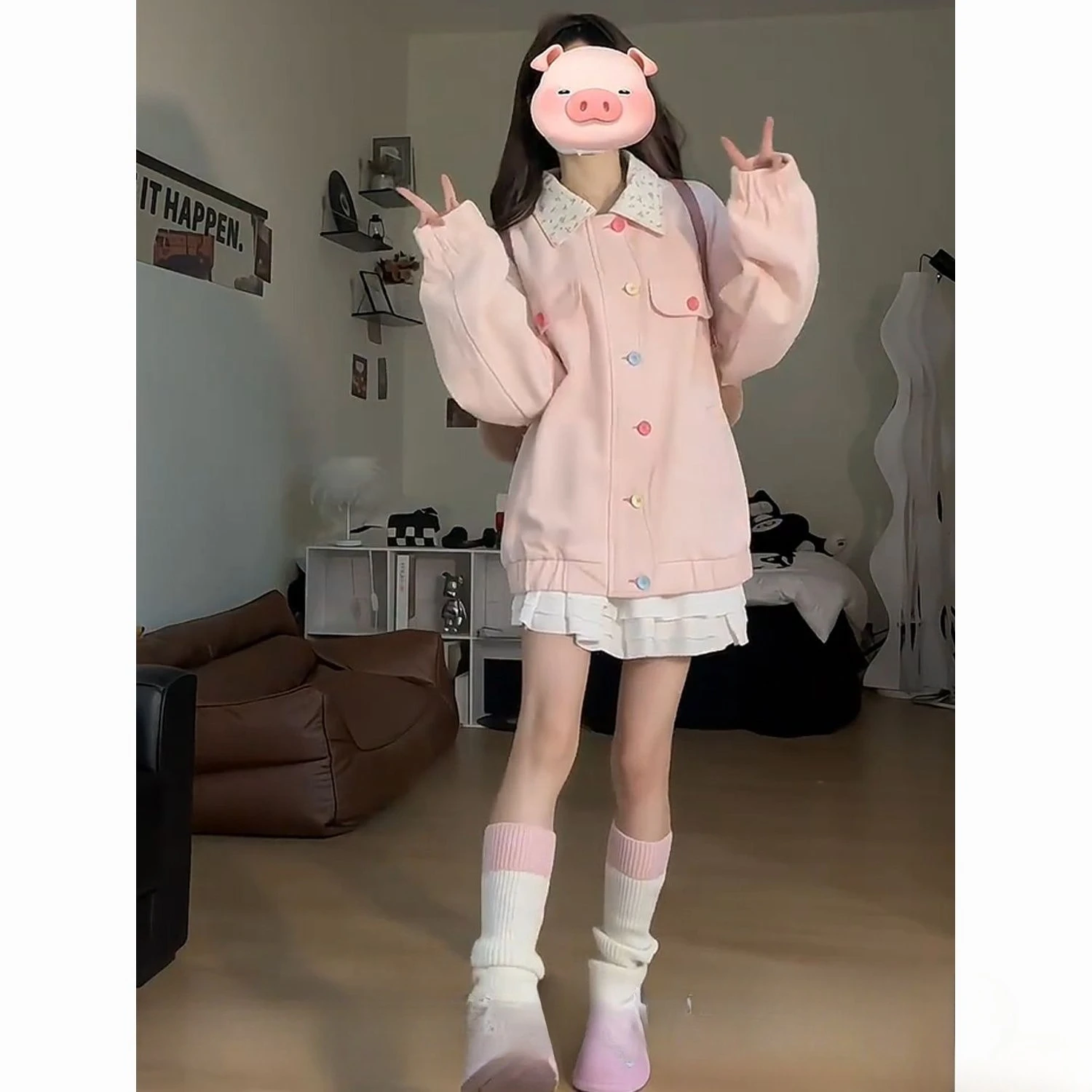 Kurtka damska w stylu gotyckim z kapturem, zapinana na zamek, w kratę, streetwear, jesienna, japońska kawaii, Harajuku, chic, subkultura punkowa.