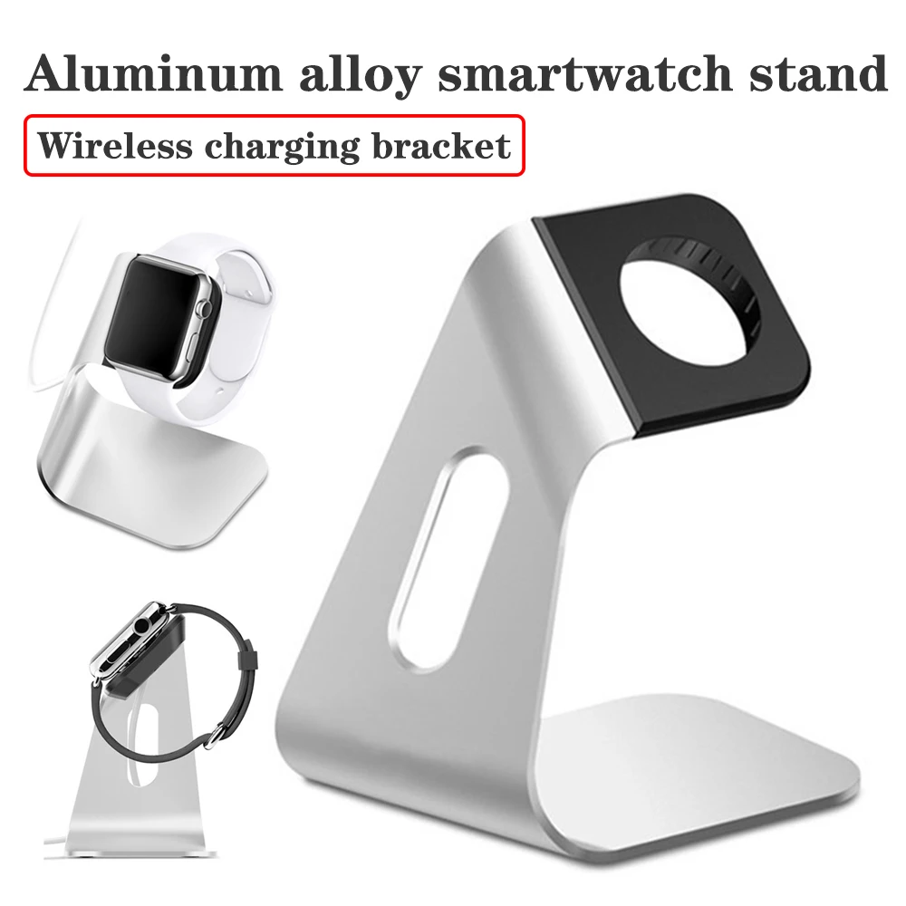 

Aluminum Alloy Watch Stand Smart Watch Wireless Charger Stand Desktop Charging Stand for Apple Watch Series 1 2 3 42mm 38mm