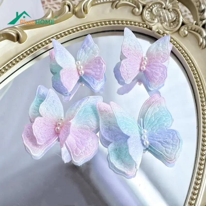 

Butterfly Cake Decor Pearl Butterfly Cake Toppers Adult Happy Birthday Party Decor Kids Girls Butterfli Cupcake Decor Babyshower