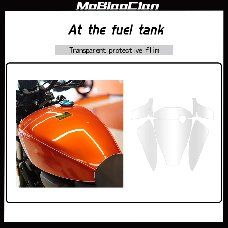 For QJMOTO FLASH 150 Motorcycle Invisible Coat Repair Film Waterproof And Scratch Resistant Sticker Modification Accessories
