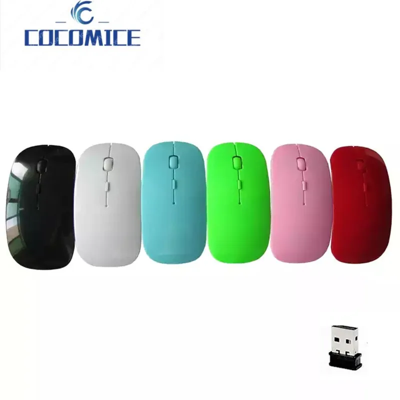 Ultra-thin photoelectric 2.4G mouse suitable for carrying office gifts custom Logo wireless mouse