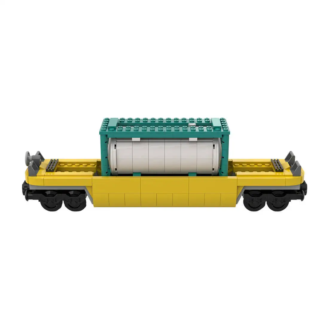 

Custom MOC-142176 Container Freight Oil Tank Car Model 404 Parts Kids Gift