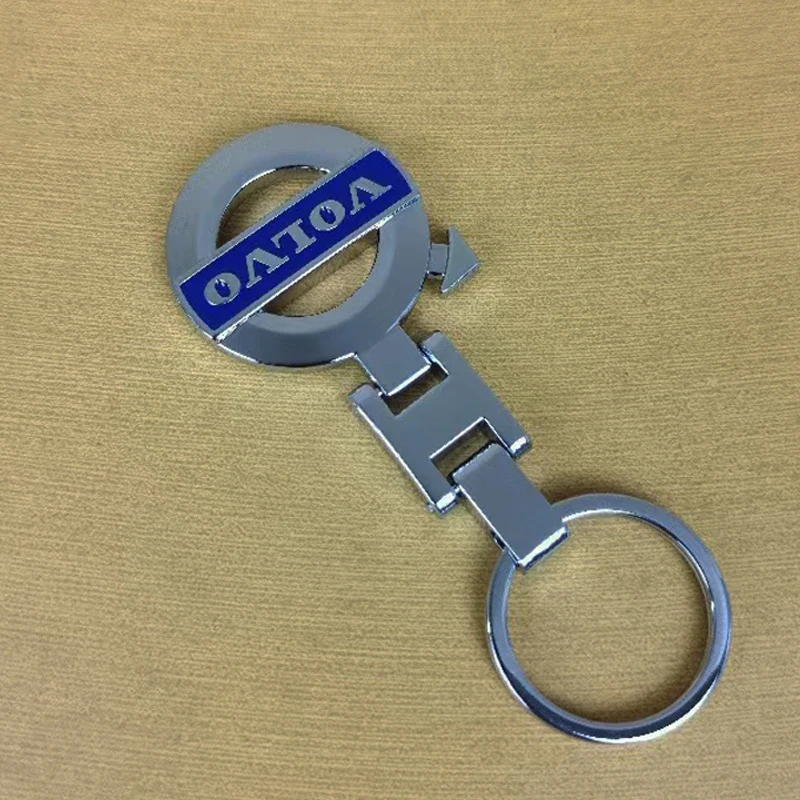 سلسلة مفاتيح شعار السيارة المعدنية والجلدية ، حلقة مفاتيح ، ملحقات السيارات الداخلية ، فولفو Rdesign ، V60 ، V40 ، XC90 ، S60 ، C30 ، XC60 ، V50 ، V70 ، S90 ، T6 ، 3D #5