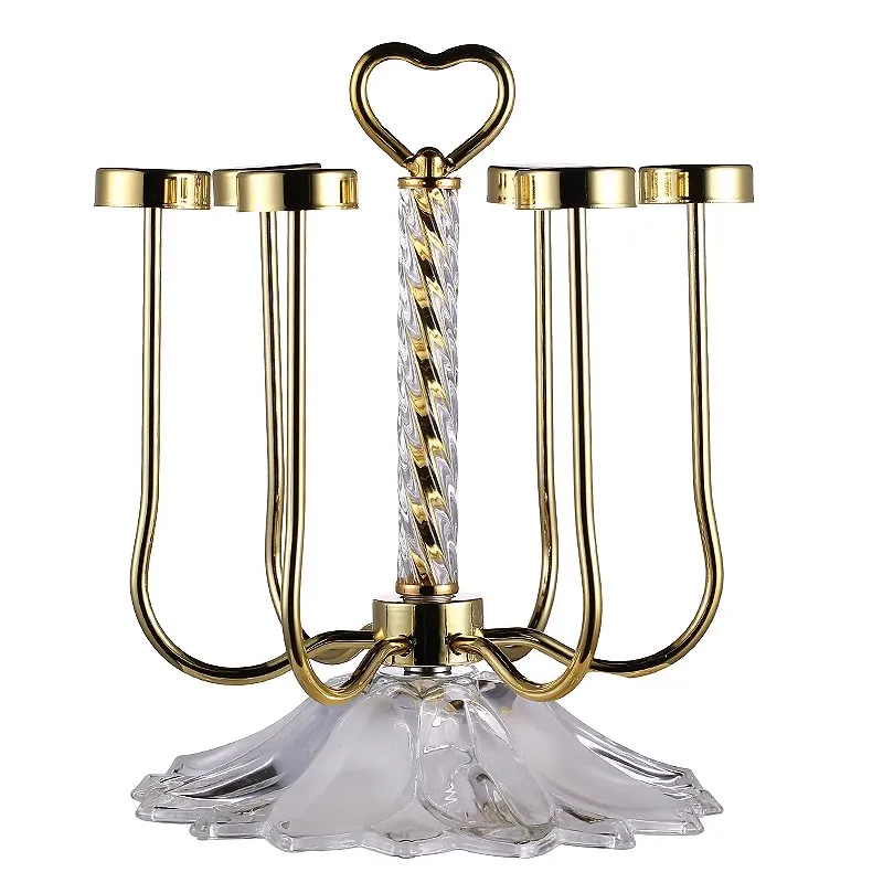 European Style Cup Holder, Water Cup Hanger, Creative Household Stainless Steel Inverted Cup Holder, Drain Glass Cup Holder