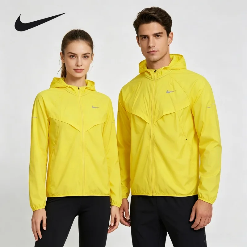 Nike Woven Patchwork Thin Wind Jacket Spring Fall Urban Aesthetic Daily Travel Casual Outer TopHV4549-718 1PCS