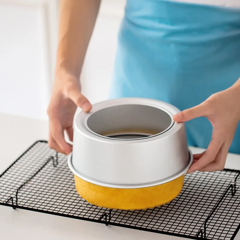 6/8/10 Inch Cake Pans Baking Mold Removable Bottom Round Cake Pan Anode Live Bottom Cake Mold Baking Tools
