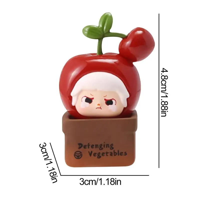 Cute Figures Guard Fruit Series Granule Toy Figures Collection Doll Gift