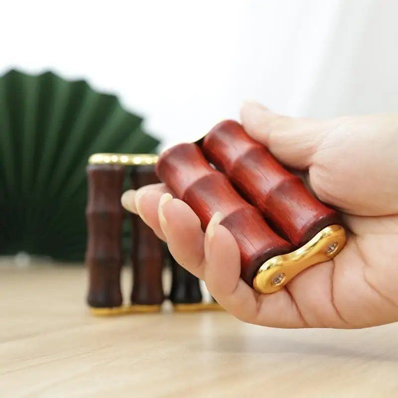 Sandalwood/Chicken Wing Wood Roller Finger Massager Finger Joints Massager For Finger Blood Circulation And Muscle Relaxation