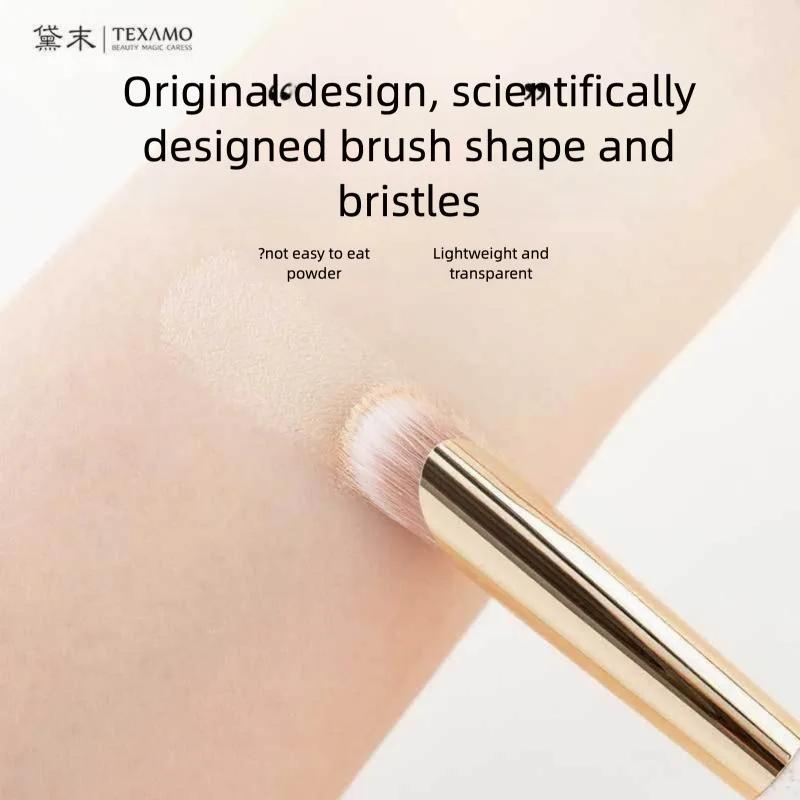 Daimo-Thumb Concealer Makeup Brush, A130, Exclusive for Acne, Tear Troughs, Nasolabial Folds, No Powder, Soft Bristles