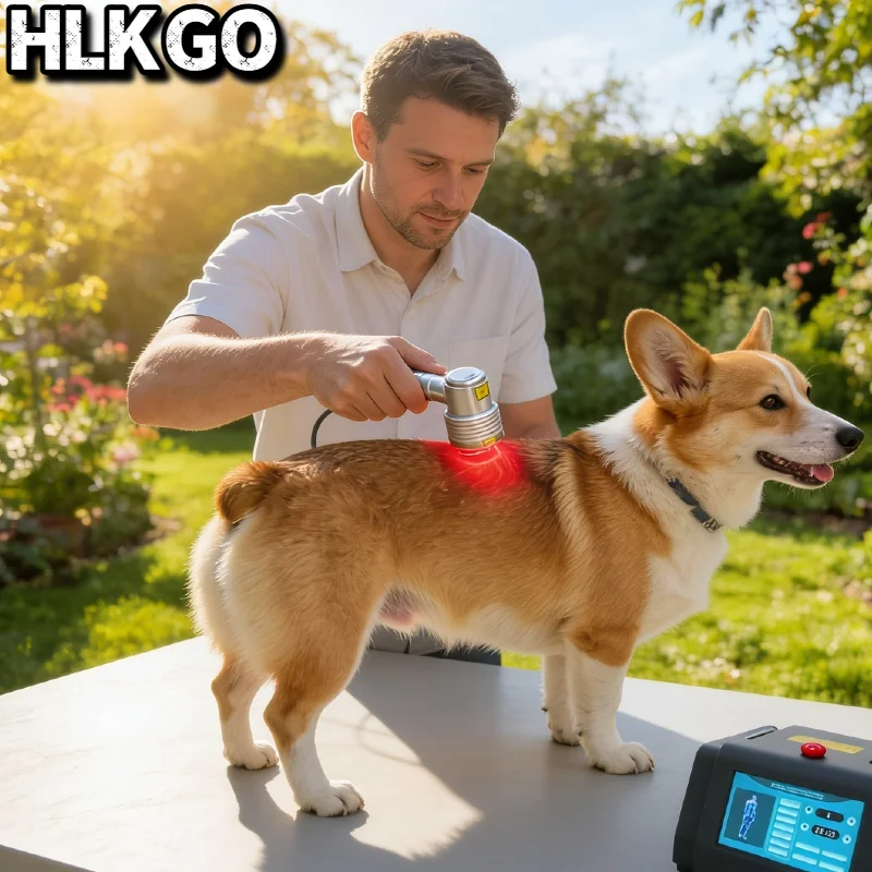 808nm 1055mW 24 Dioden Tragbarer Weicher Kaltlaser, Niederenergetische Physiotherapie für Hunde-Gelenkarthritis Schmerzlinderung Zuhause
