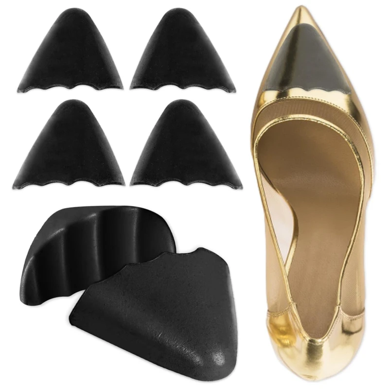 

Cushioned Shoe Inserts for Fit Shoe Fillers for Baggy Shoes Foam Toe Plugs Baggy Shoe Fix with Soft for Women for Comfortable