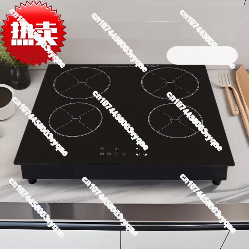 FactorMiddle East and South America Hot Selling Four-head Electric Ceramic Furnace Touch Multi-head Household High Power English