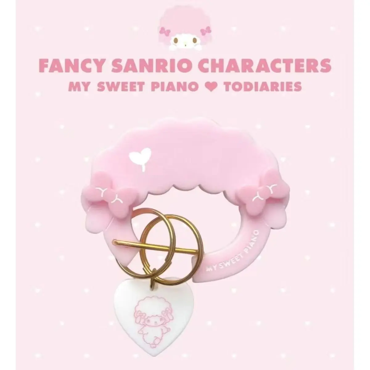 

Sanrio Isetan High Beauty Lamb Wheat Cloud Hello Kitty Mountaineering Chain Keychain
