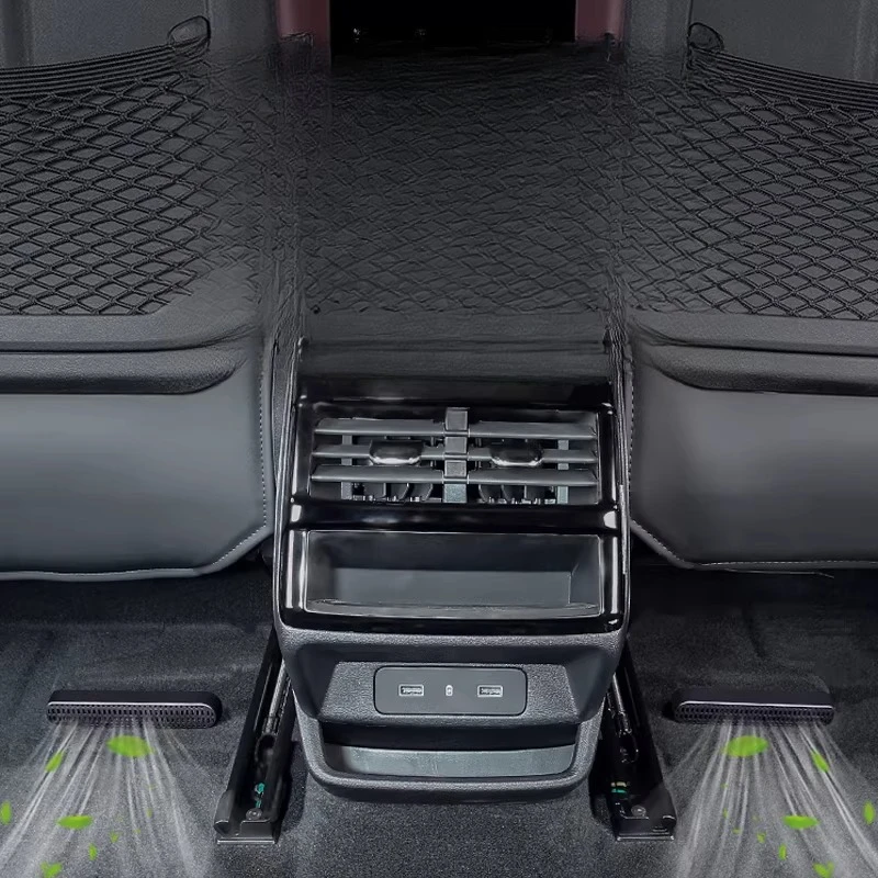 For 2022-2026 BYD Yuan PLUS Seats Under The Trend Dust Cover Rear Air Conditioner Protective Cover Supplies Accessories
