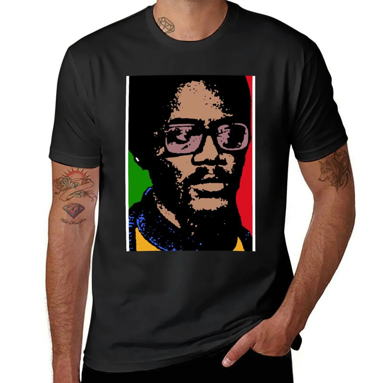 Walter Rodney T-Shirt blacks plus size tops Blouse oversized t shirts for men