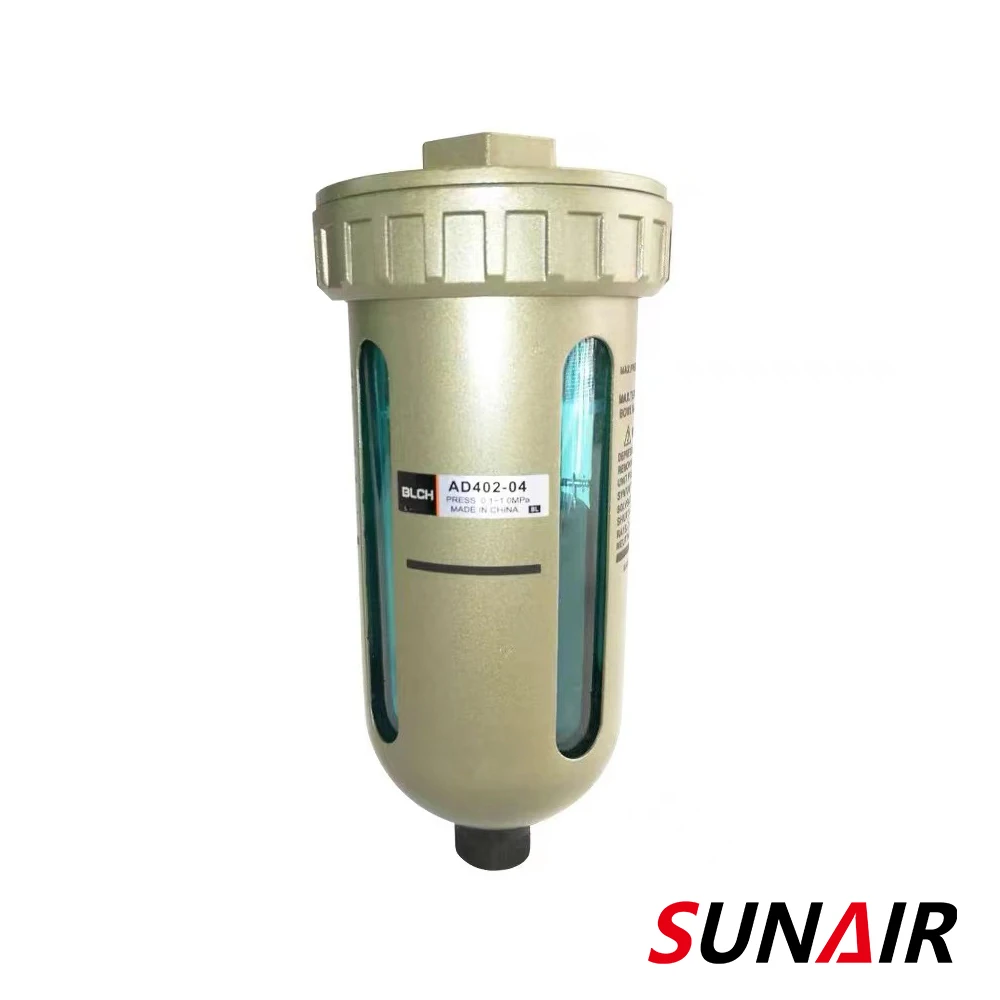 Valvola di scarico automatica del filtro del regolatore della pressione dell'aria di scarico automatico pneumatico AD402-04 da 1/2 pollice per compressore d'aria