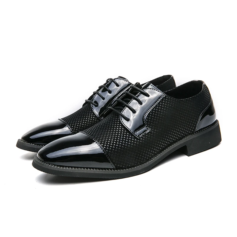 High-Quality Breathable Business Formal Shoe Casual Lace-Up Formal Wedding Shoe Outdoor Anti - Slip And Comfortable Office Shoes