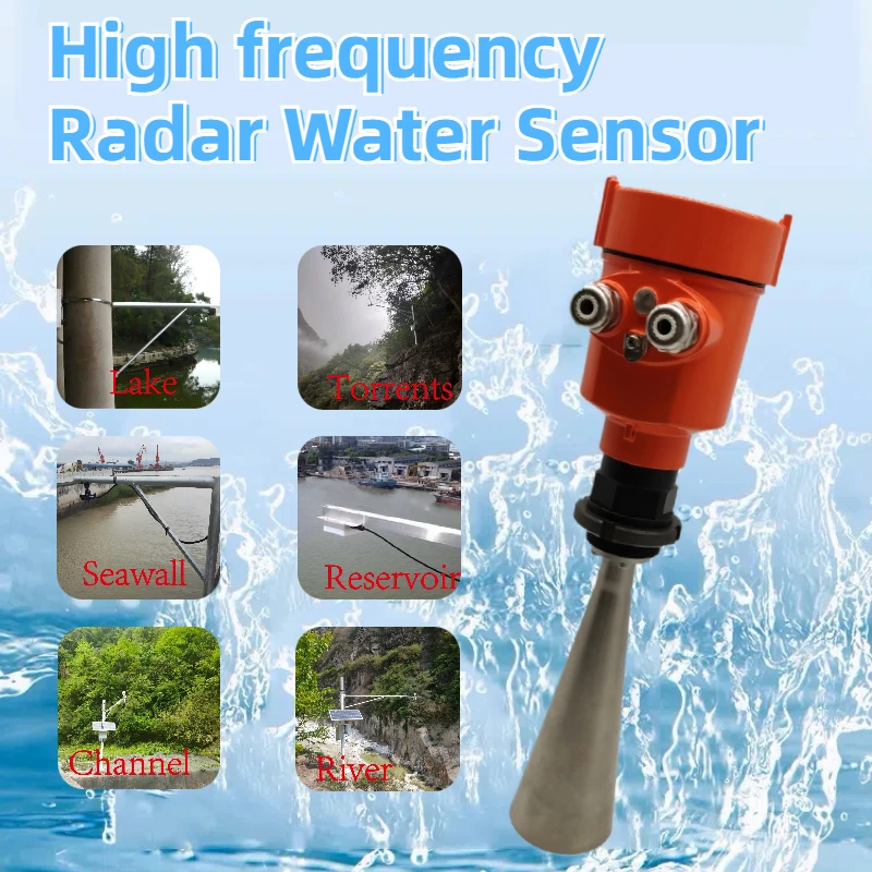

Hot Sale BOY-SW08-PU Intelligent radar Level Meter Radar Material Level Sensor High Precision 26GHz Radar Level Transmitter