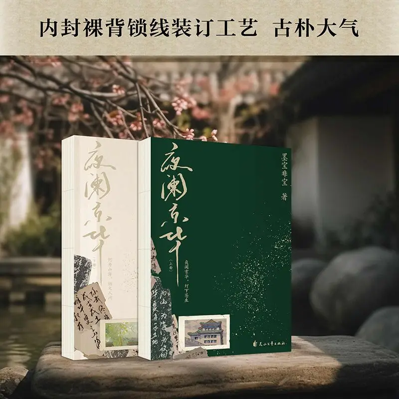 2 livros poderam a noite em romances de pequim livro Vol.1 + 2 romances de literatura juvenil romances chineses de Mo Bao Fei Bao