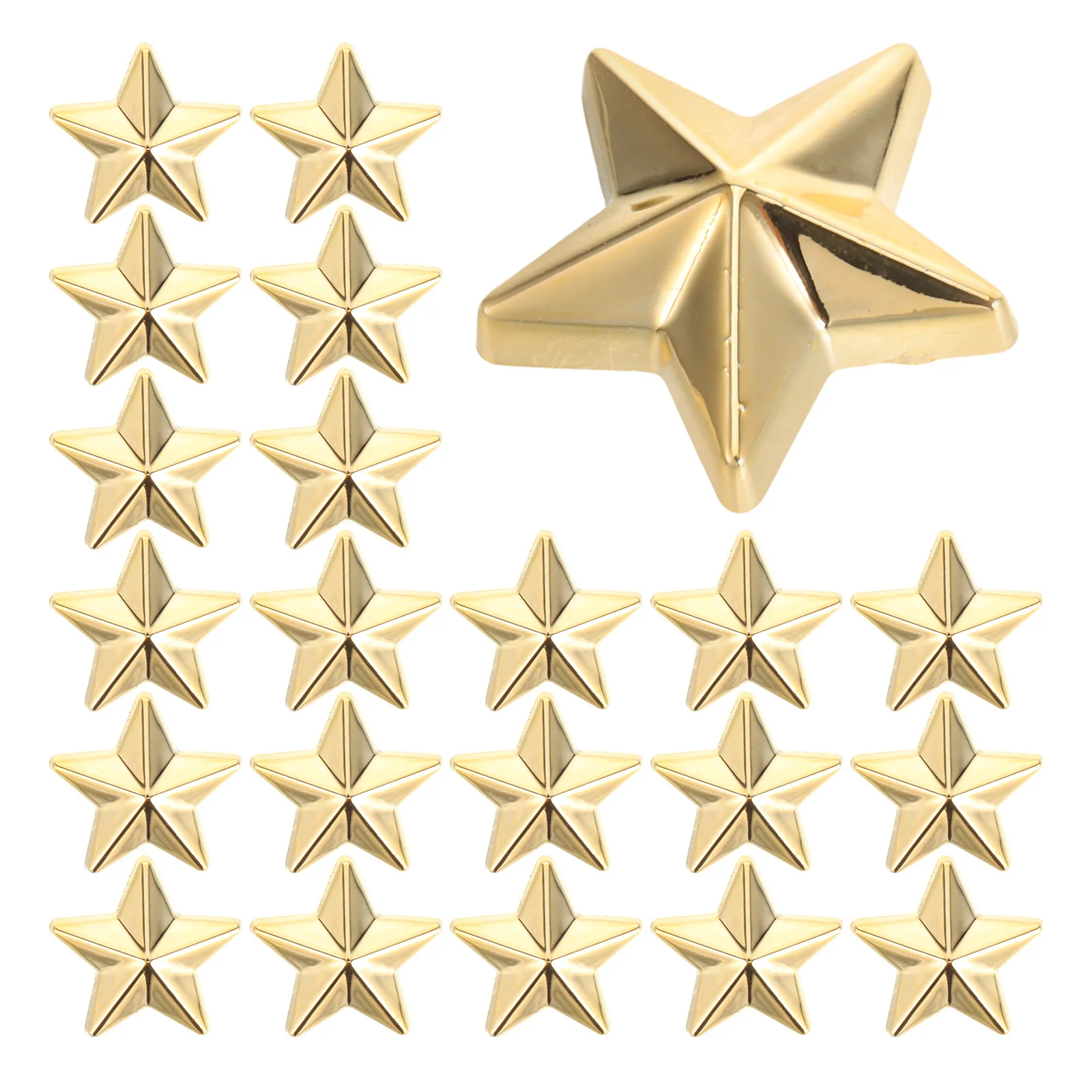 

200Pcs Flat Bottom Star Decors DIY Craft Adornment Acrylic Star-Shape Accessories Durable Handy Acrylic Star Shape Decor
