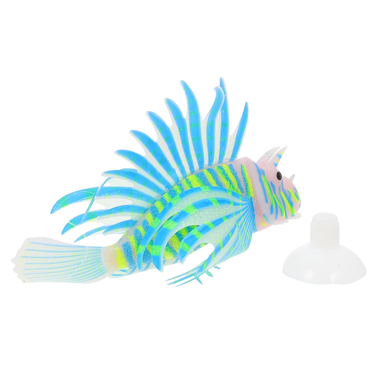 

1Pcs Colorful Fish Tank Decoration Natural Silicone Adornment Safe for Pets Realistic Landscaping Aquarium Simulation Fish