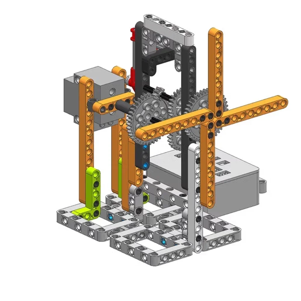 Albero di uscita trasversale del servomotore con blocco di costruzione programmabile compatibile con il driver di controllo dell'alimentazione Legoeds per Arduino Microbit RPI