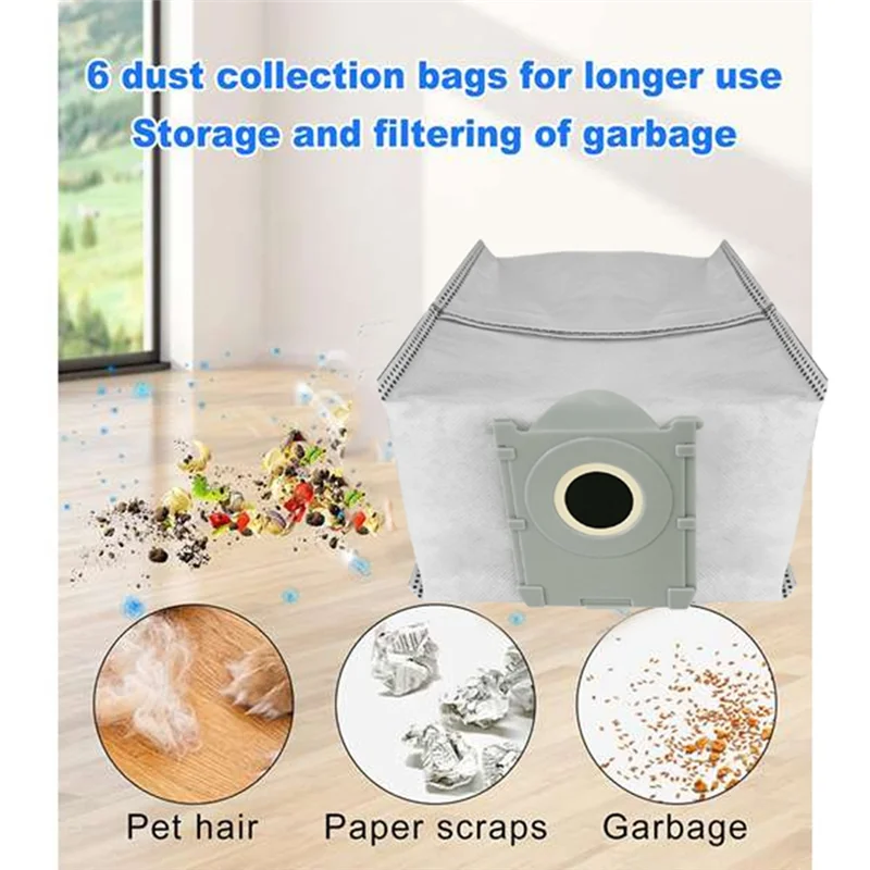 WHYY-Vacuum Dust Bag For Ecovacs Deebot T50 Max/T50 Pro/T50 Omni/T50 Pro Omni/T50 Max Pro Omni Vacuum Cleaner Parts 10PCS