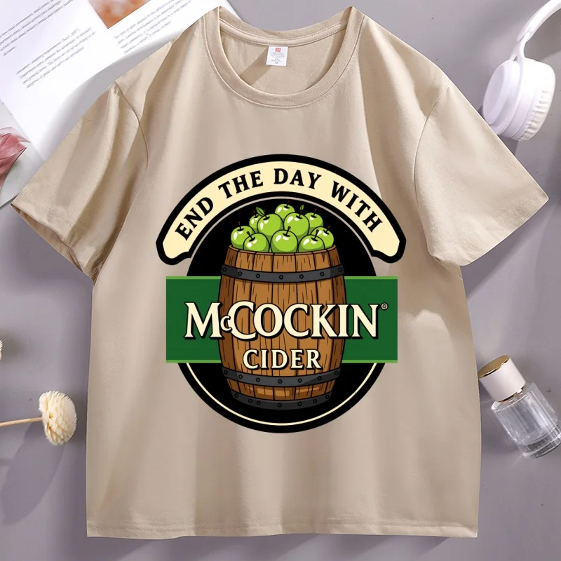

Funny Irish Cider St. Patrick’s Day Humor T-Shirt O Neck Short Sleeve Cotton Tee Shirts Casual Printed Men's Tshirt