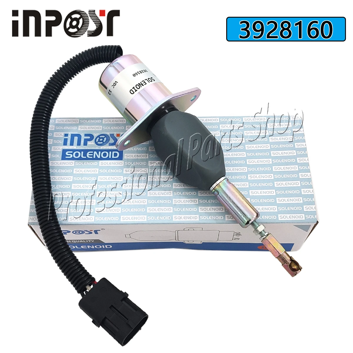 Nueva válvula solenoide de parada de 12V 3928160 para Cummins 6CT8.3 3928160 SA-4335-12