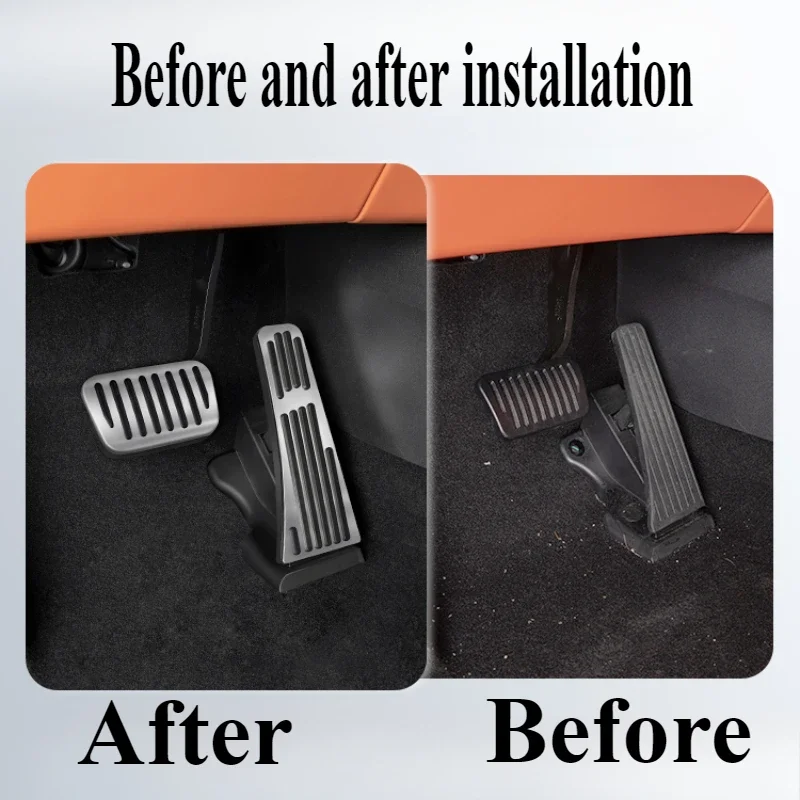 For BYD Sealion 7 2024 Special Car Accelerator Pedal  Aluminum Alloy Rest Non-slip Pedal Car Interior Modification Accessories