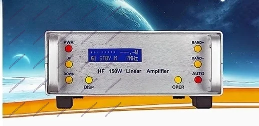 RS-928 150W HF Power Amplifier 0.5-30Mhz Half Duplex for FM AM SSB CW FT8 SDR IC705 Transceivers Frequency Band Switch Gain