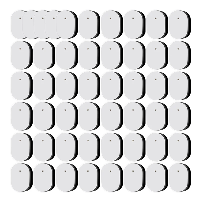 

6X4Cm Nerve Stimulator Silicone Gel Electrode Pad Replacement Patch For Tens Body Massager Digital Therapy Physiotherapy Machine