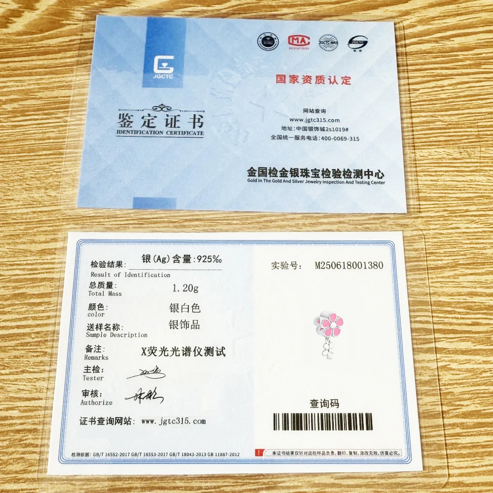 جديد 925 فضة البرسيم زهرة سحر of ley 925 سلسلة مطرز صالح الأصلي قلادة سوار DIY السيدات مجوهرات