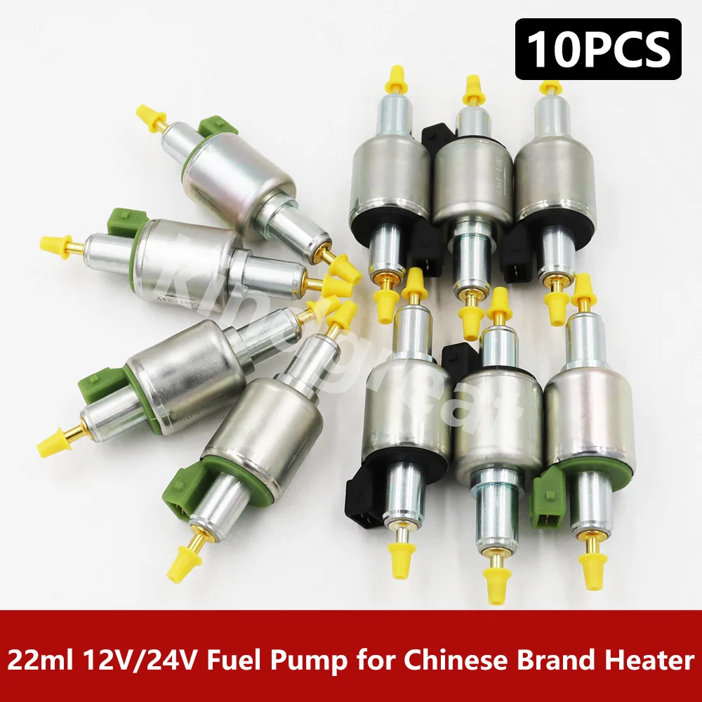 10PCS/Lot 12V 24V 22ml Electric Fuel Pump for Chinese 2KW 3KW 5KW 8KW Car Diesel Parking Heater Kits For Eberspacher