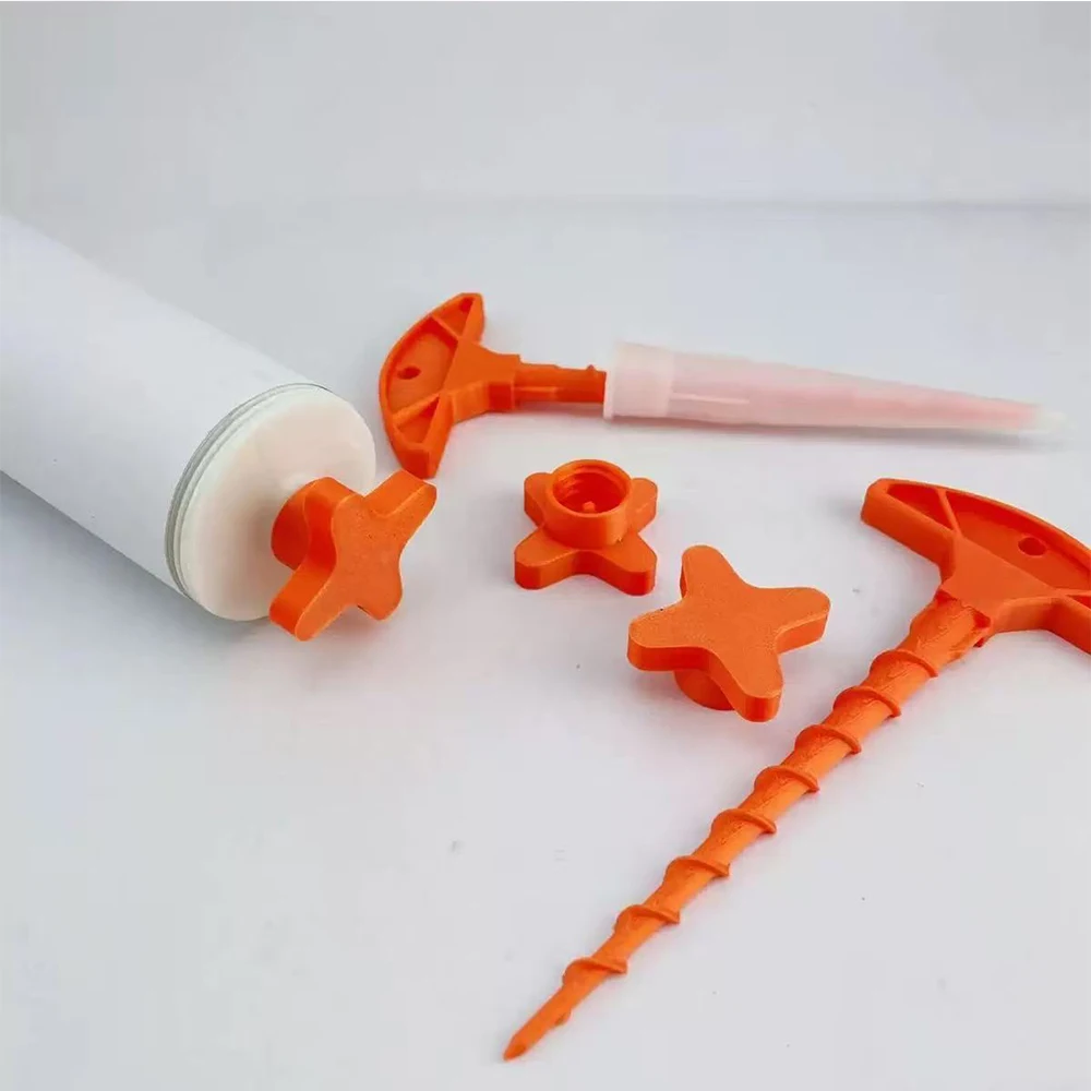 Glass Glue Sealing Cap for Glass Caulk Tubes Fits Standard Sizes Handy DIY Tool Sealant Gun Nozzle Clog Prevention Tool