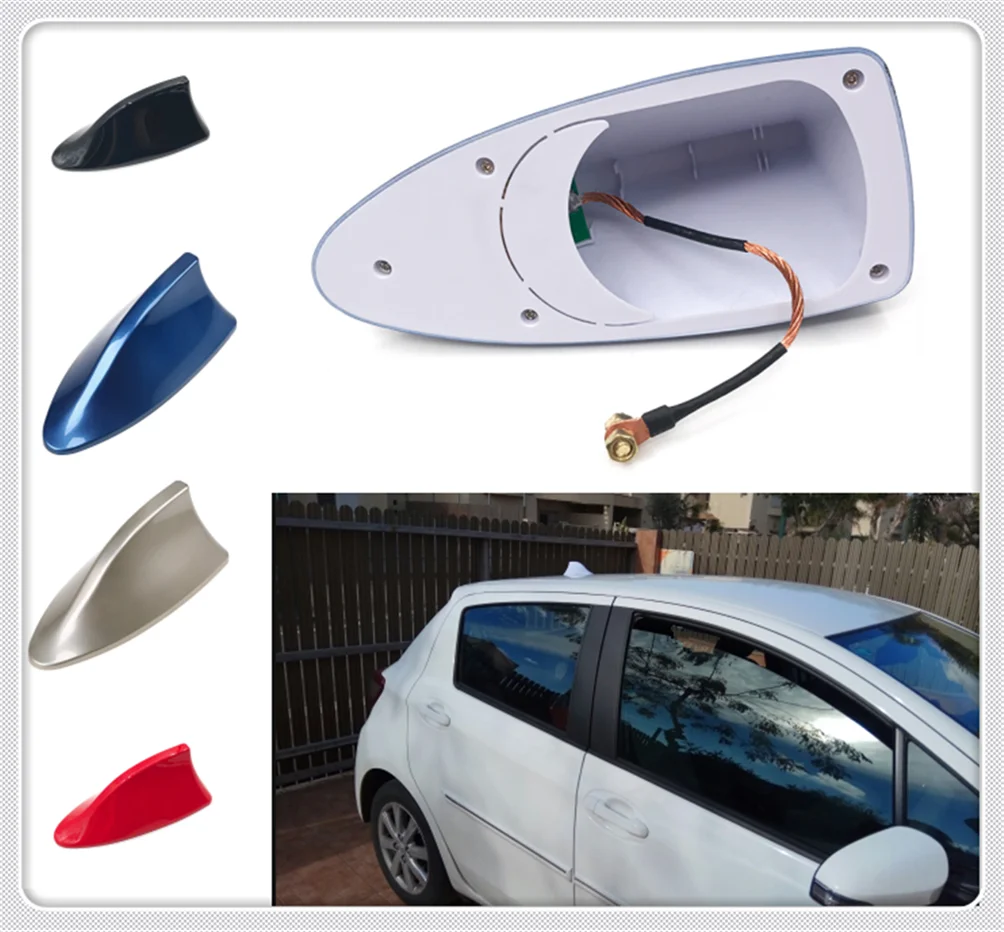 Antena de señal de radio de aleta de tiburón de alta calidad, piezas de automóvil para Kia Forte Ceed Stonic Stinger Rio Picanto Niro
