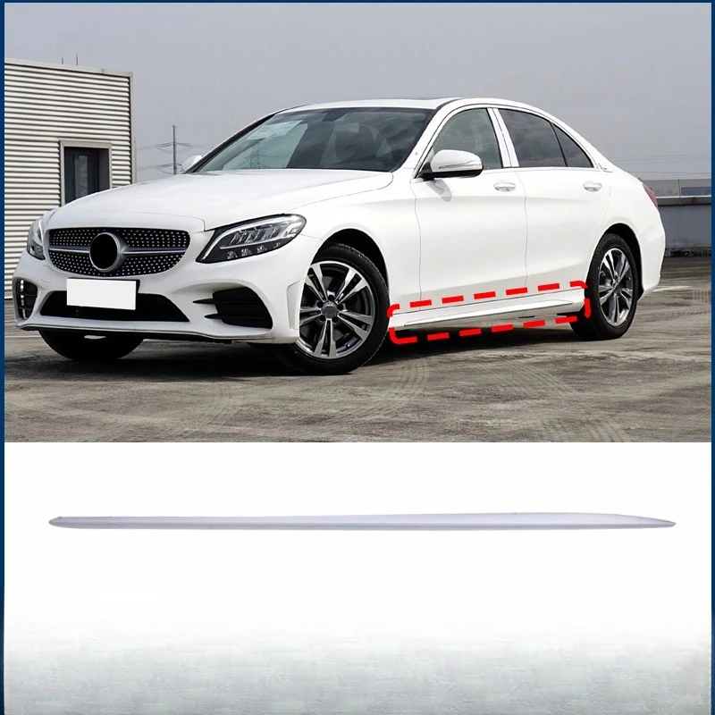 

Подходит для Mercedes-Benz C-Class W205, яркая боковая накладка C200, накладка на кузов C260L, накладка на дверь C180