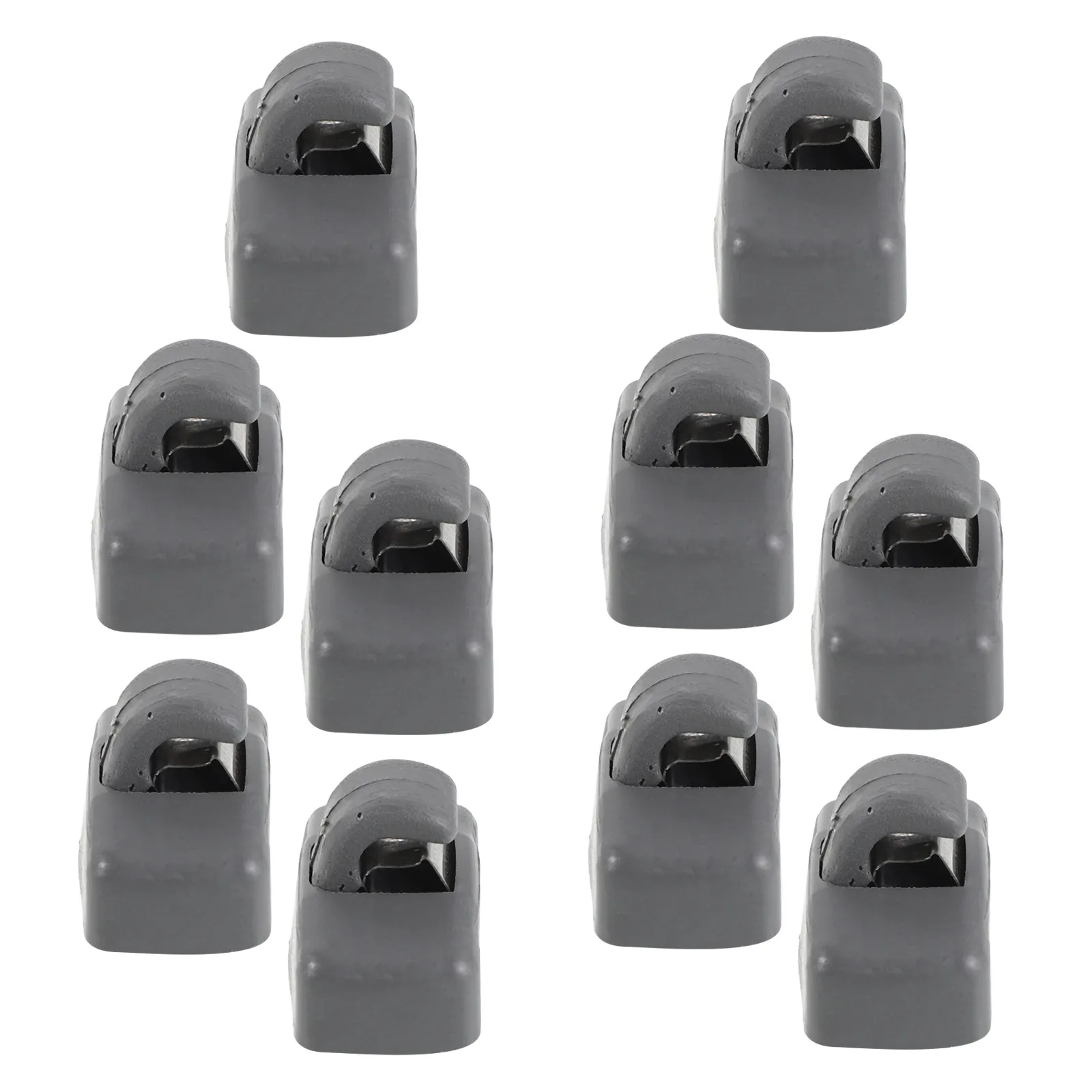 10Pcs Car Sun Visor Clip Retainer Holder ABS Plastic Replacement Sun Visor Support Clips for Golf
