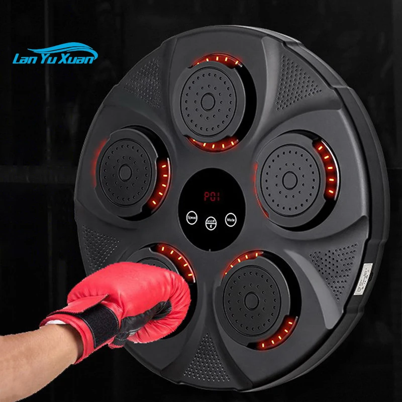 

New Style Punching Machine Boxing Training Smart Music Wall Target Pad Light Up Electric Smart Music Boxing Machine For Adult