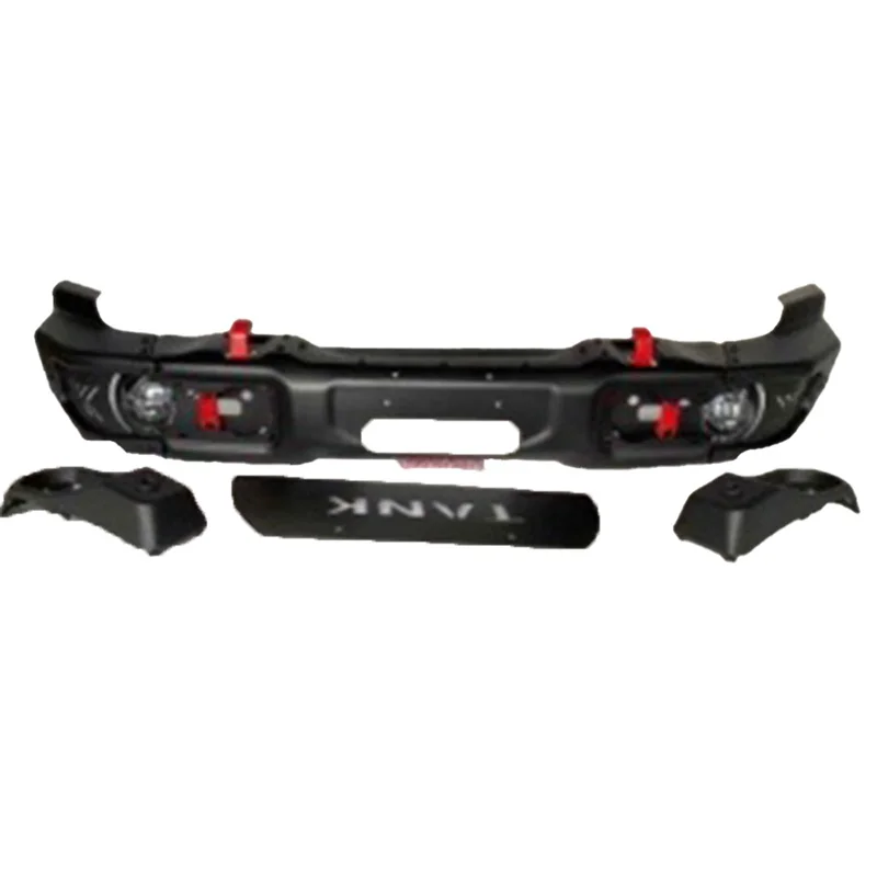

PLD High Quality Carbon Black Aluminum Alloy Front Bumper For Tank 300 New Condition Tenth Anniversary Offroad Design Screw-On
