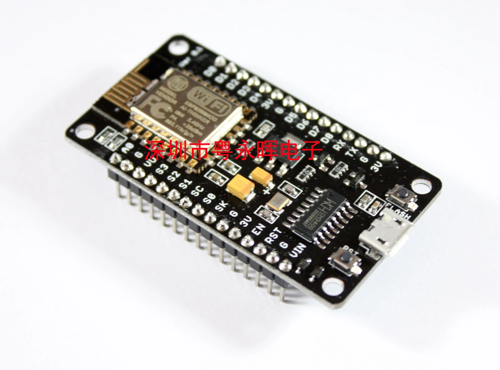 ESP8266 وحدة واي فاي تسلسلية NodeMcu Lua WIFI V3 تطوير إنترنت الأشياء CH340