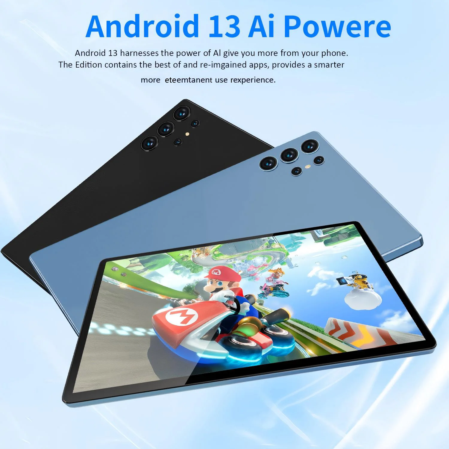 2025 Nieuwe Verbeterde Pad 10.1 Inch Android Tabletten Octa Core 6 GB RAM 128 GB ROM Dual Netwerk WiFi Dual camera's Tablet PC 6000 mAh