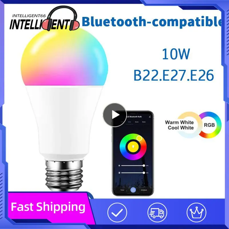 Lamp 70*135mm No Strobe Exquisite And Compact Health Eye Care High Color Rendering Smart Home Smart Led Bulb 85265v 10w